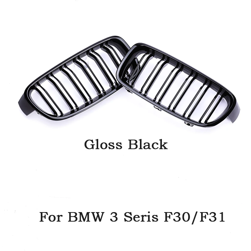 Gloss Black Chrome M Color Grille ABS Kidney OE Grill For BMW 3 Series F30 F31 F35 2012-2019 320i 328i 330i 340i Accessories image 3