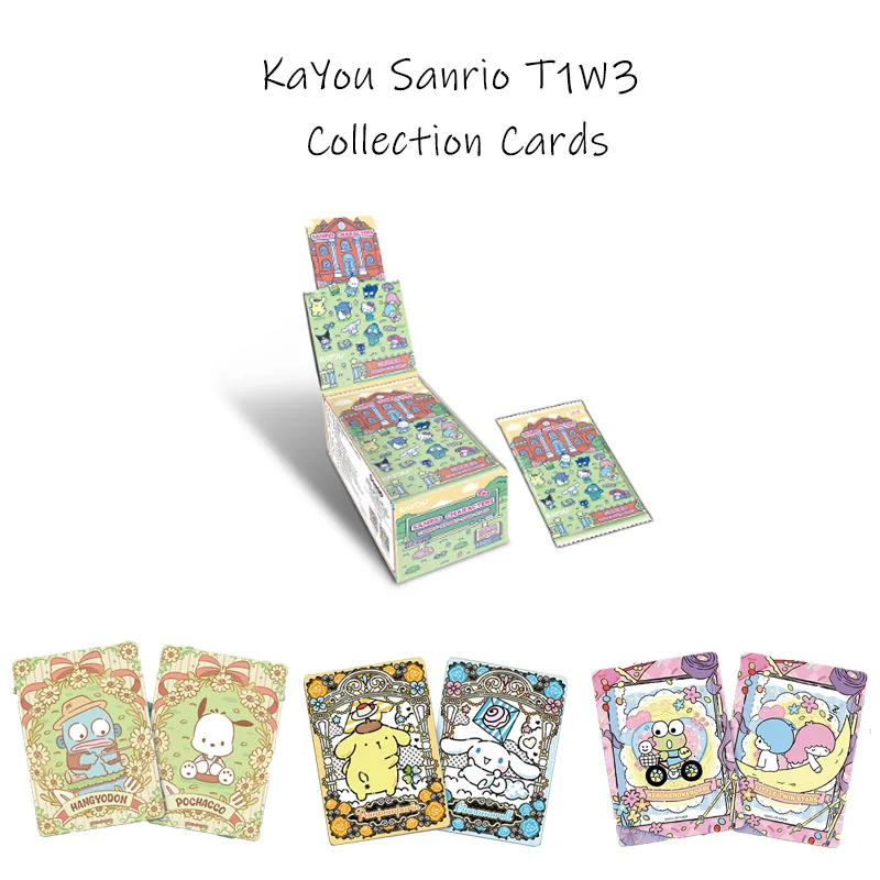 KAYOU Sanrio Tier1 Wave3 Collection Cards Classic Pack Half Time-Holo Rare Collectible Cards Party Games Tables Games Kids Toys