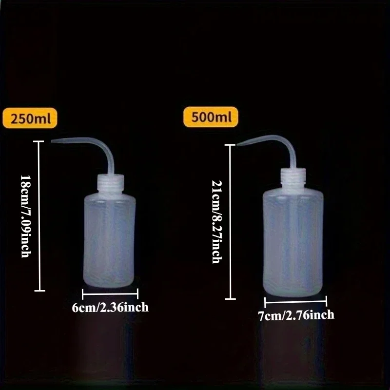 Refillable Plastic Squeeze Bottles- Inverted Design, Easy to Pour, Perfect for Plant Cleaning, Tattoo Supplies, Laboratory