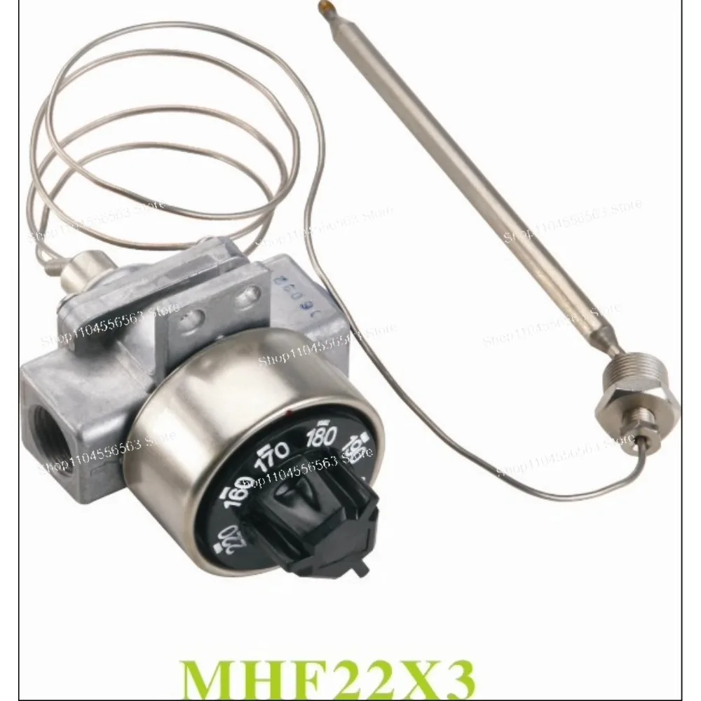 PSR Gas Fryer Temperature Control Valve, 160-220°C Thermostatic Regulator for Commercial Kitchen Equipment