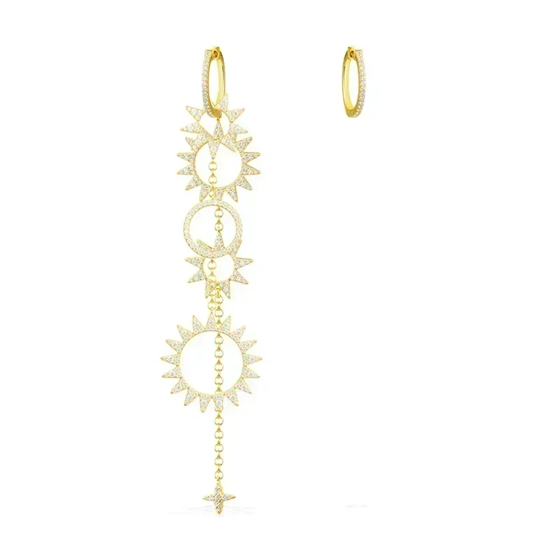 LI KI High Quality 925 Silver Gear Earrings With Stylish And Elegant  Jewelry As A Gift For Friends - view 4
