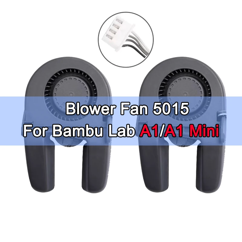 

Запасная часть для мини- 3D-принтера Bambu Lab A1 A1 — 5015 компонентный охлаждающий вентилятор 50x15 мм, совместимый с A1