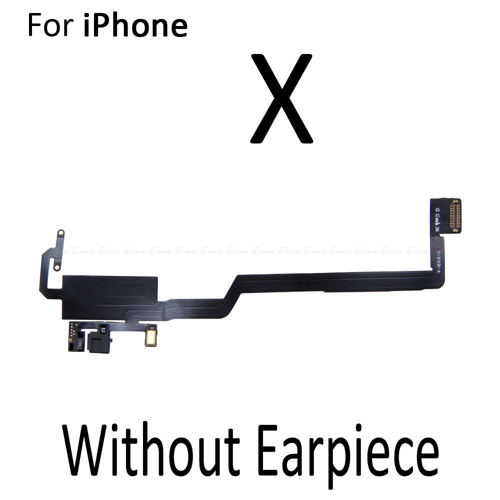 For iPhone X 10 11 Pro XS XR Max Front Ear Earpiece Speaker Proximity Ambient Light Sensor Flex Cable Ribbon