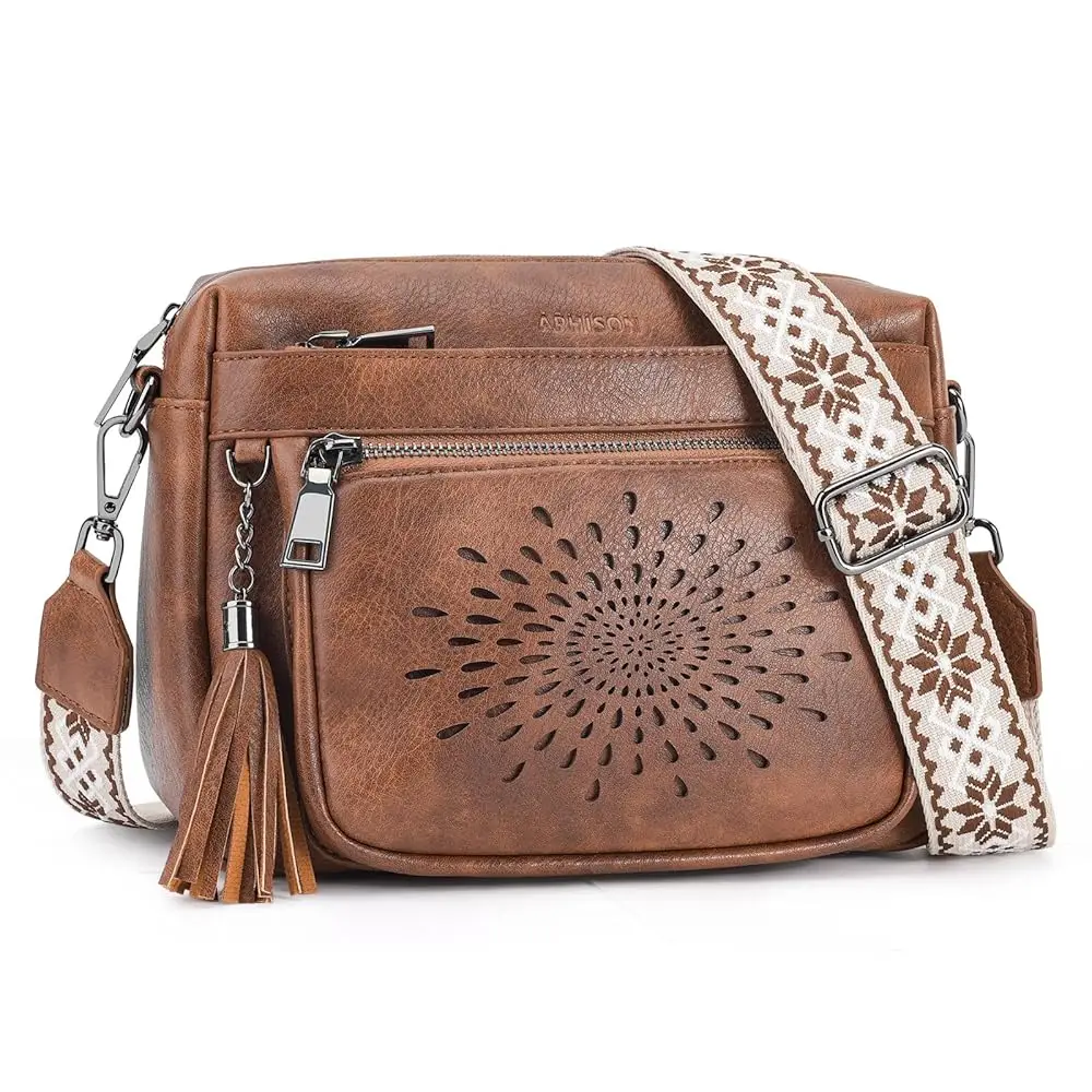 

Модные женские сумки через плечо, кожаные сумки-кроссбоди, сумки на плечо с регулируемым ремнем в виде гитарного брока