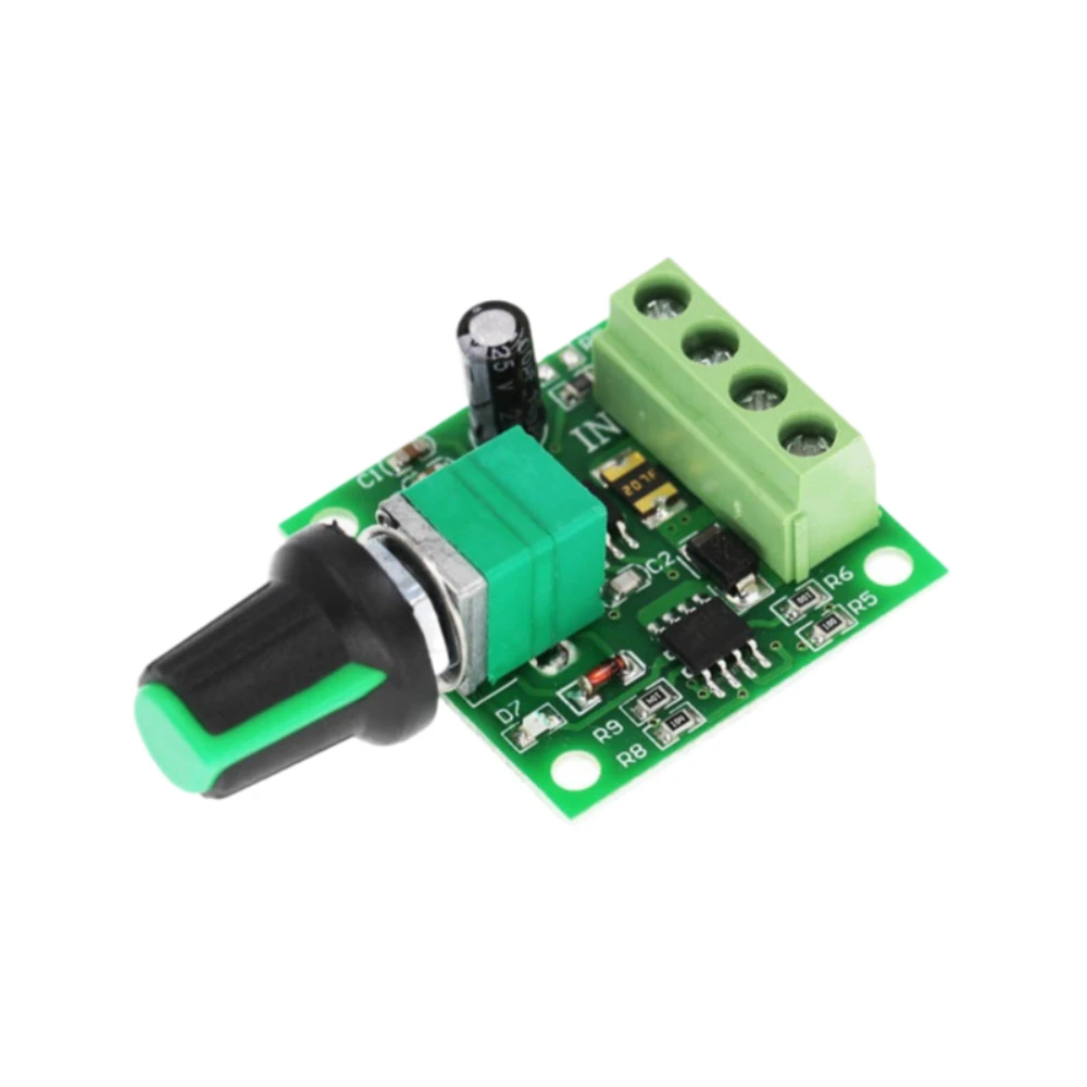 

5pcs PWM DC Motor Speed Controller 18V 3V 5V 6V 12V 2A Adjustable Regulator with On Off Switch 1803BK for Arduino