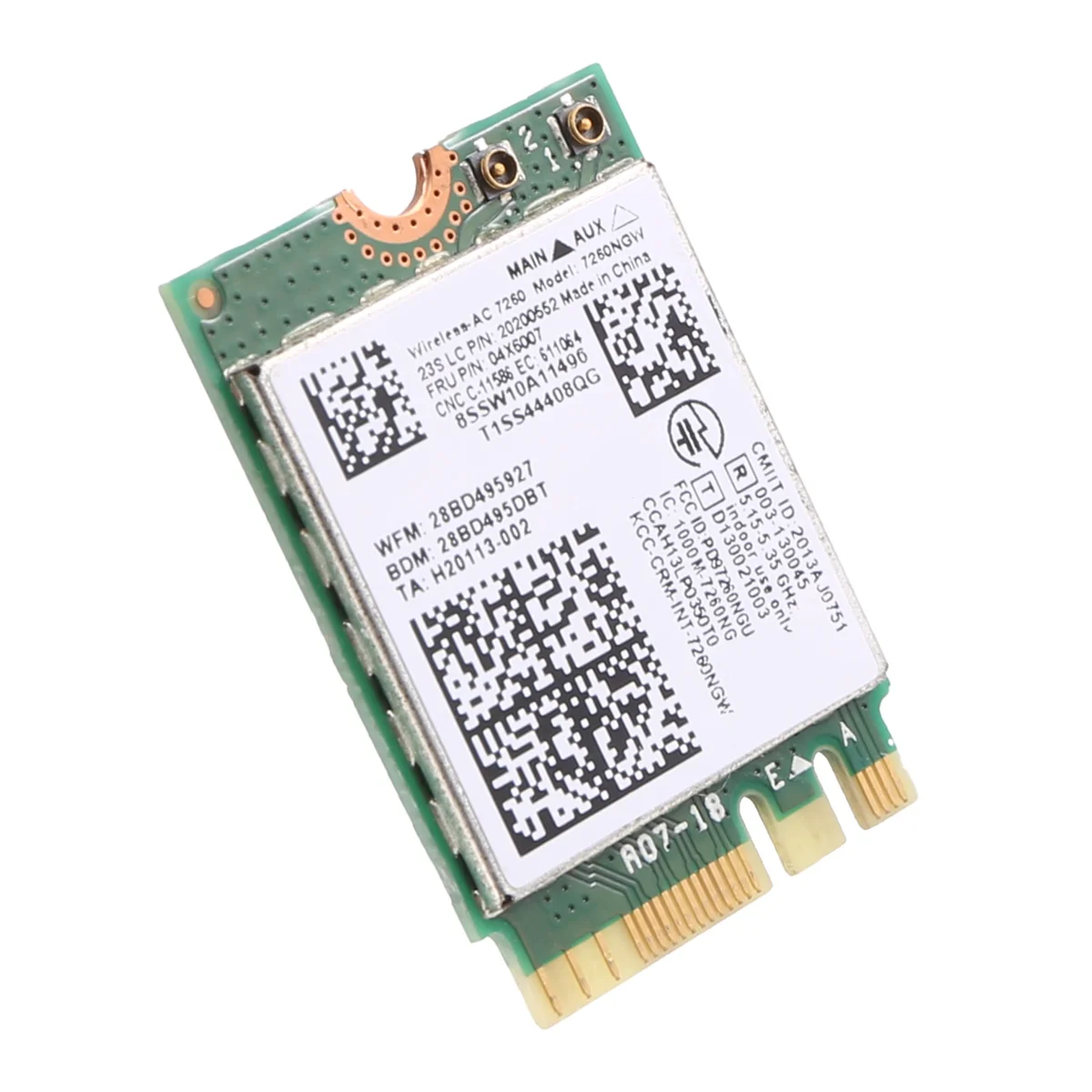 for Lenovo T440 X240 Y40 Y70 Y50 7260AC Wireless Network Card 4.0 Bluetooth 04X6007