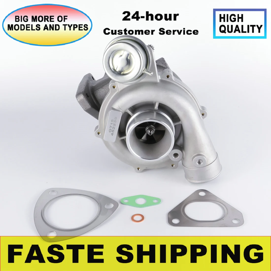 

GT2052S Complete Turbo charger 452239 Turbo Full Turbocharger for Land-Rover Discovery II 2.5 TDI TD5 102 Kw MDI 525 90 Kw CAR