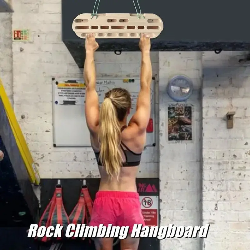Climbing Fingerboard Strength Rock Board Portable Pull-up Rock Climbing Hangboard Grip Strengthener Climber Forearm Exerciser