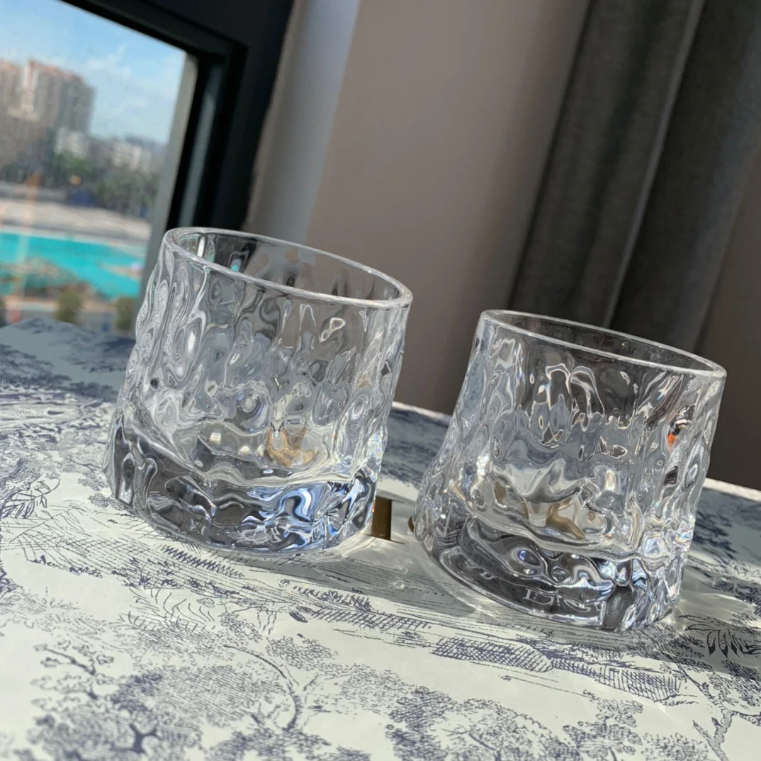 6pcs crystal cup gift box shot glass wine glass set Vodka whisky glass european wine crystal glass cup gift set