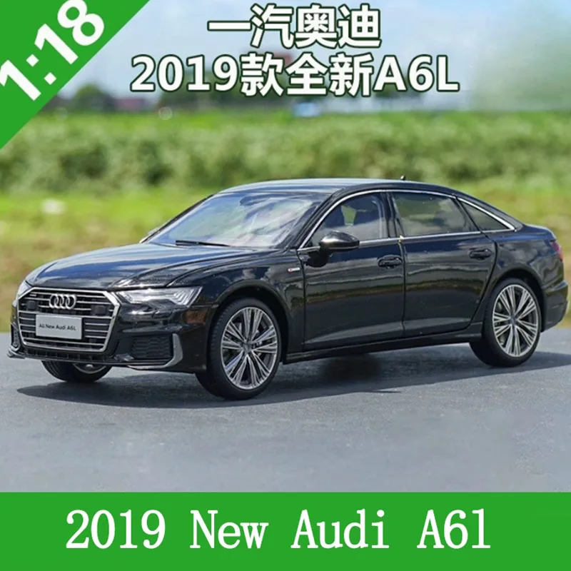 Original Diecast 1: 18 Scale 2019 New AUDI A6L Black Alloy Car Model Collection Display Toy Gifts Souvenirs