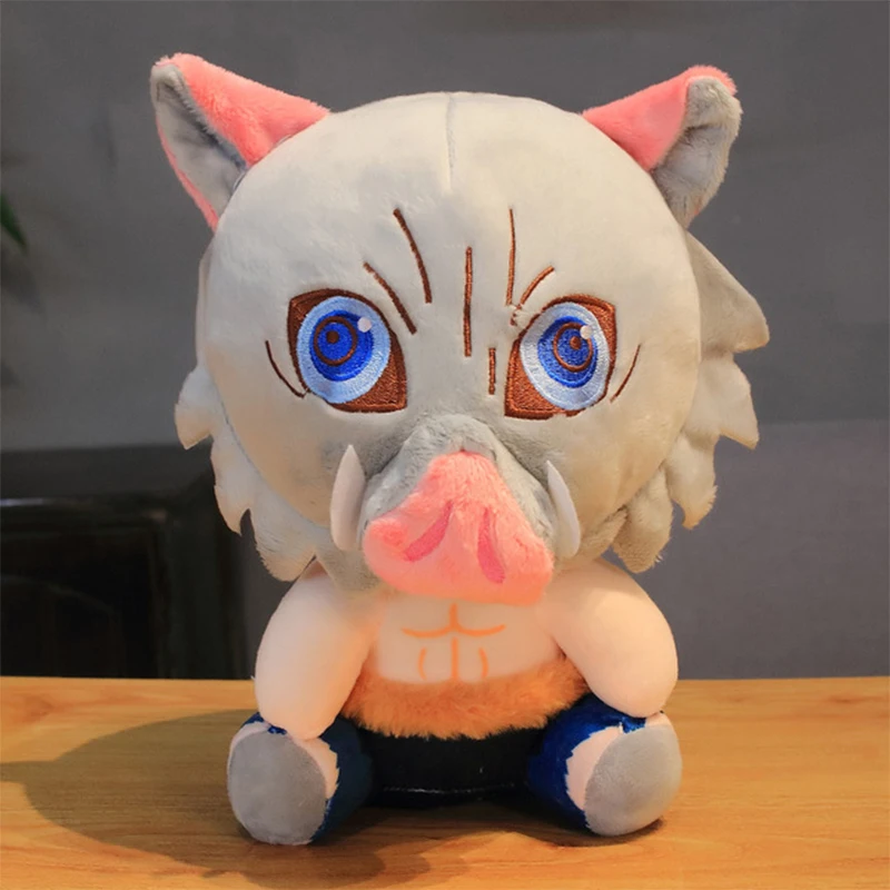 Juguetes de peluche de Anime Demon Slayer para niños, figura de Manga de dibujos animados, muñeca suave, Kimetsu, Tanjirou, Nezuko, regalos de