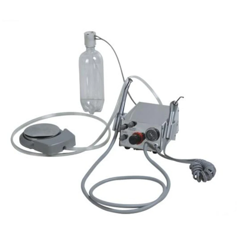 B012 Portable Air Turbine Unit  Stainless Steel Mini dental-- Delivery Unit With 600ML Bottle