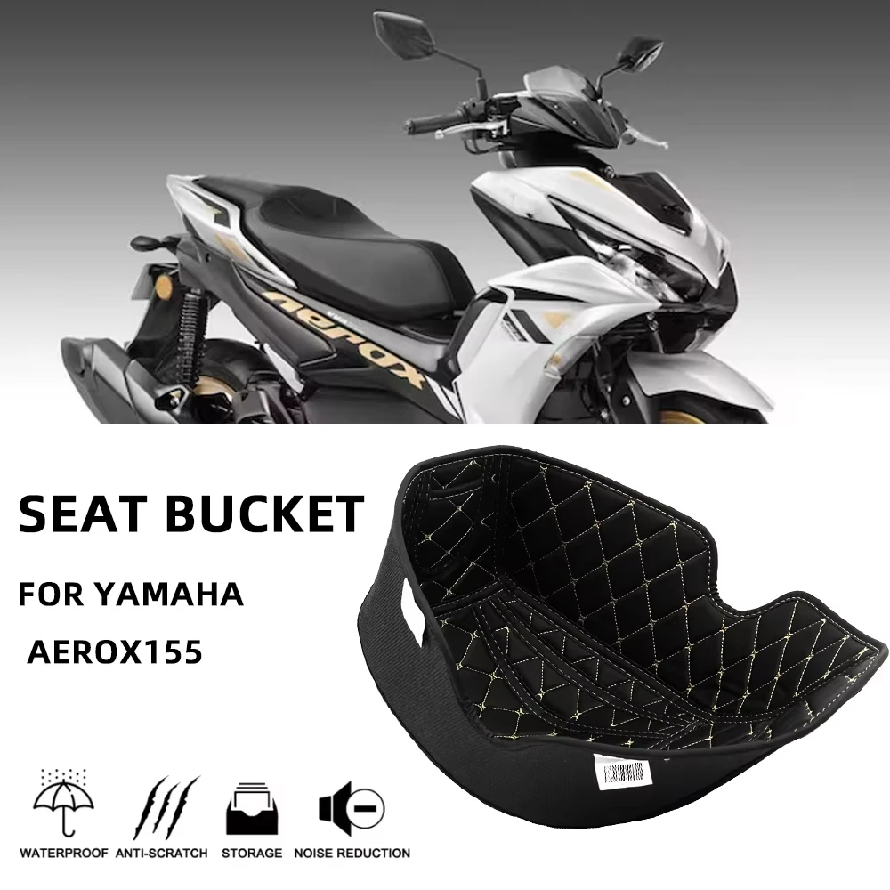 

Для YAMAHA NVX155 AEROX 155, ящик для хранения мотоцикла, подкладка для сиденья, ковш, внутренняя сумка багажника, защита от столкновений и царапин