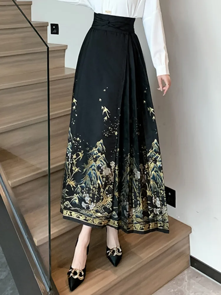 

New Chinese Sle Hanfu Women's Small Size Sle Autumn Winter Adult Daily Set 2025 New Arrival