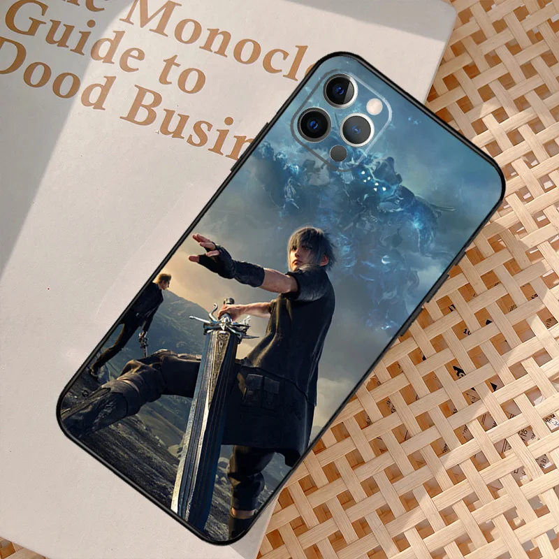 Final fantasy xv ffxv Case For iPhone 16 13 11 12 14 15 Pro Max mini XR X XS MAX Plus Cover Cases