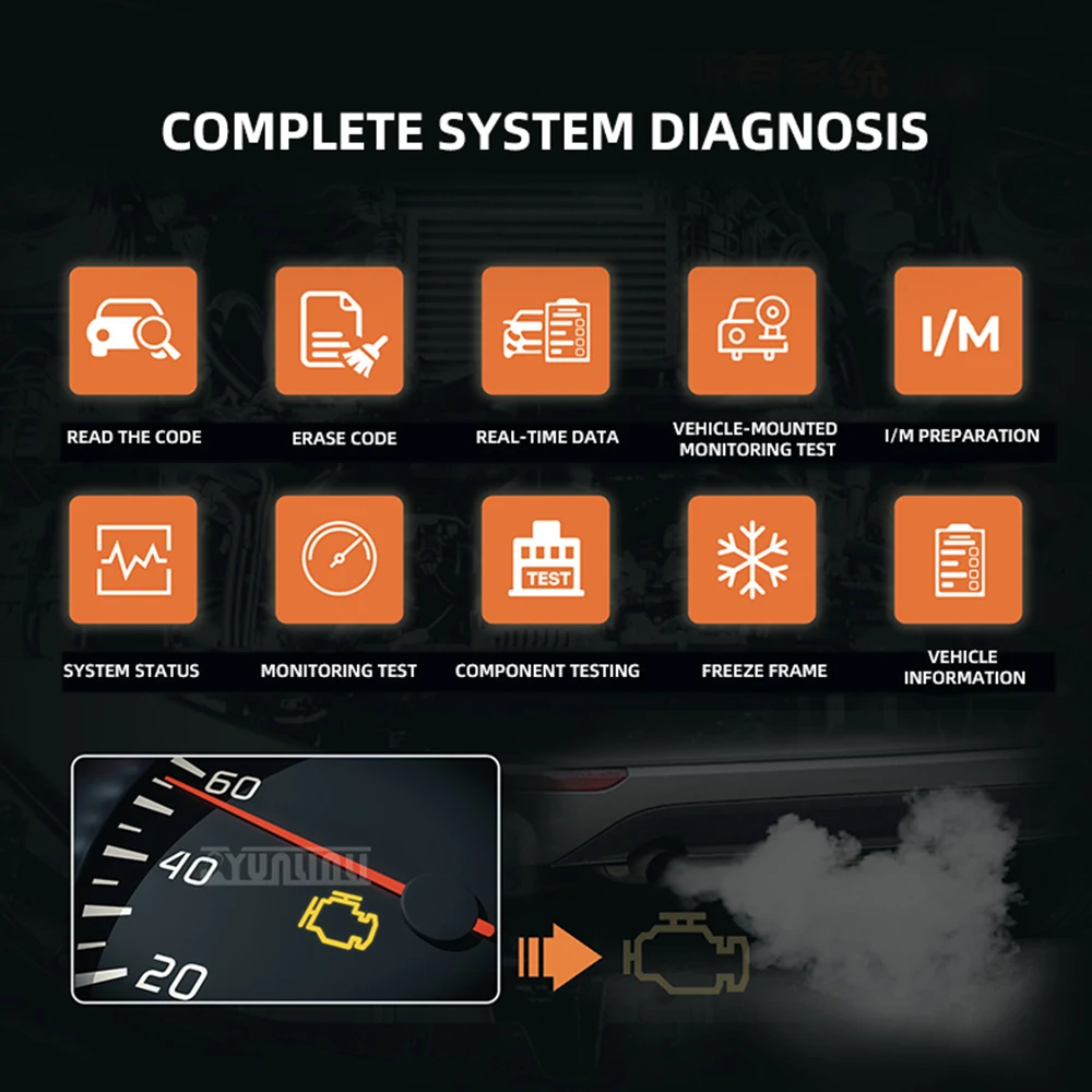 Mobile Version of the Full-Vehicle System Diagnostic Tool: 9 Special Diagnostic Functions