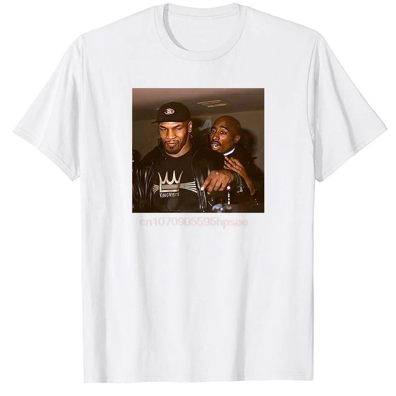 Boxing Legends Mike Shakur Dr Dre La Trap Hip Hop Rap Graphic T Shirts Short Sleeve T-Shirts Cotton New Shirts And T-Shirts