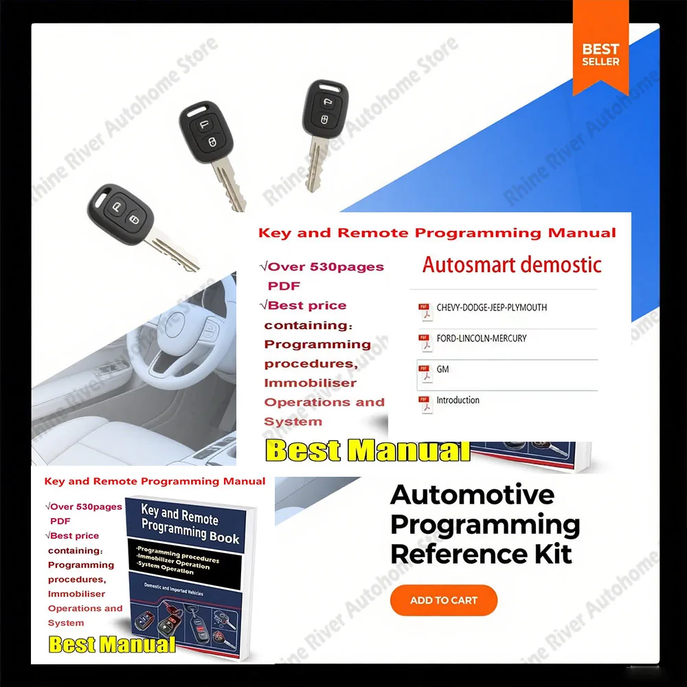 

Ebook Key and Remote Programming Manual Guide for All LockSmith Professionals Containing Program Immobiliser System Operations