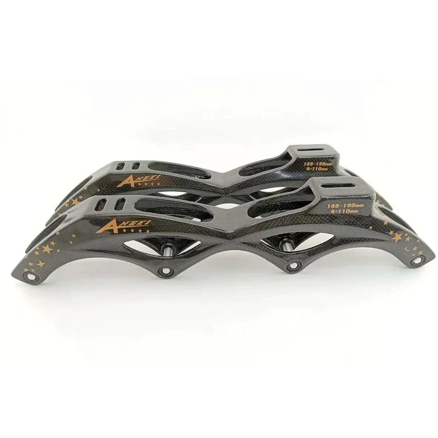 Carbon Fiber Frames Speed Skate Frame Professional Super Light Inline Skate Chassis 165-195mm Mounting Distance Patiens Base