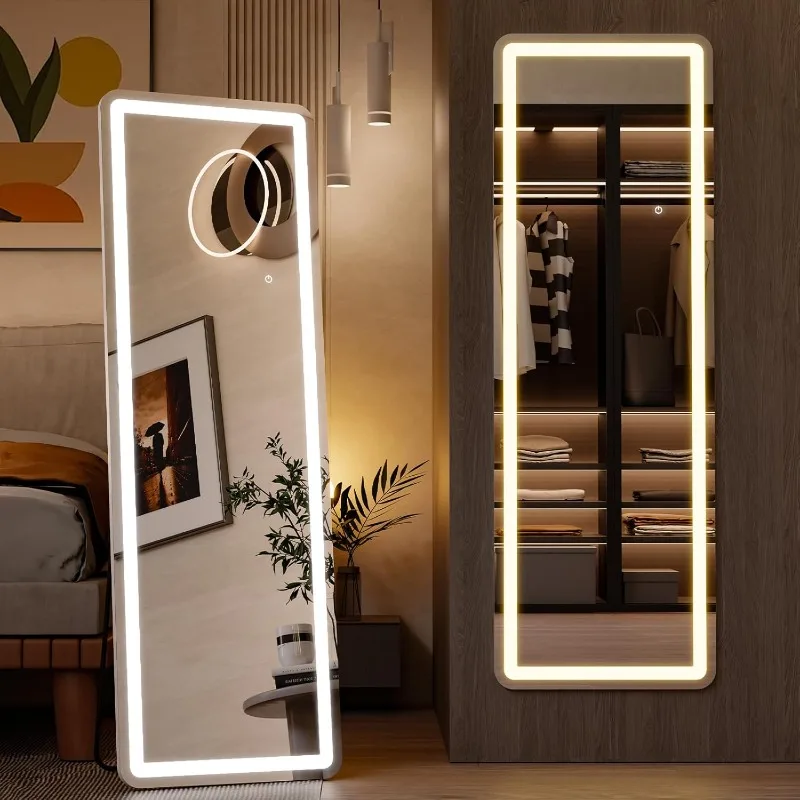 Full Length Mirror with LED Light, 60 