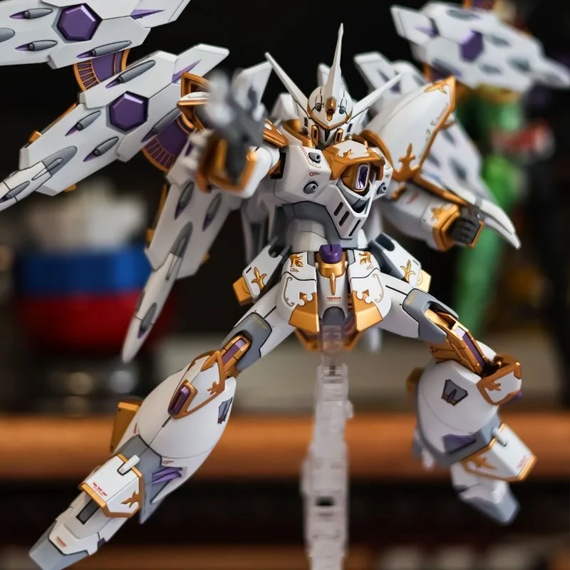 hg-チバギャロロ組立メカモデル-44-ライトウィング付き-テンプレートスプレーペイント付き-高品質コレクタブルトイ