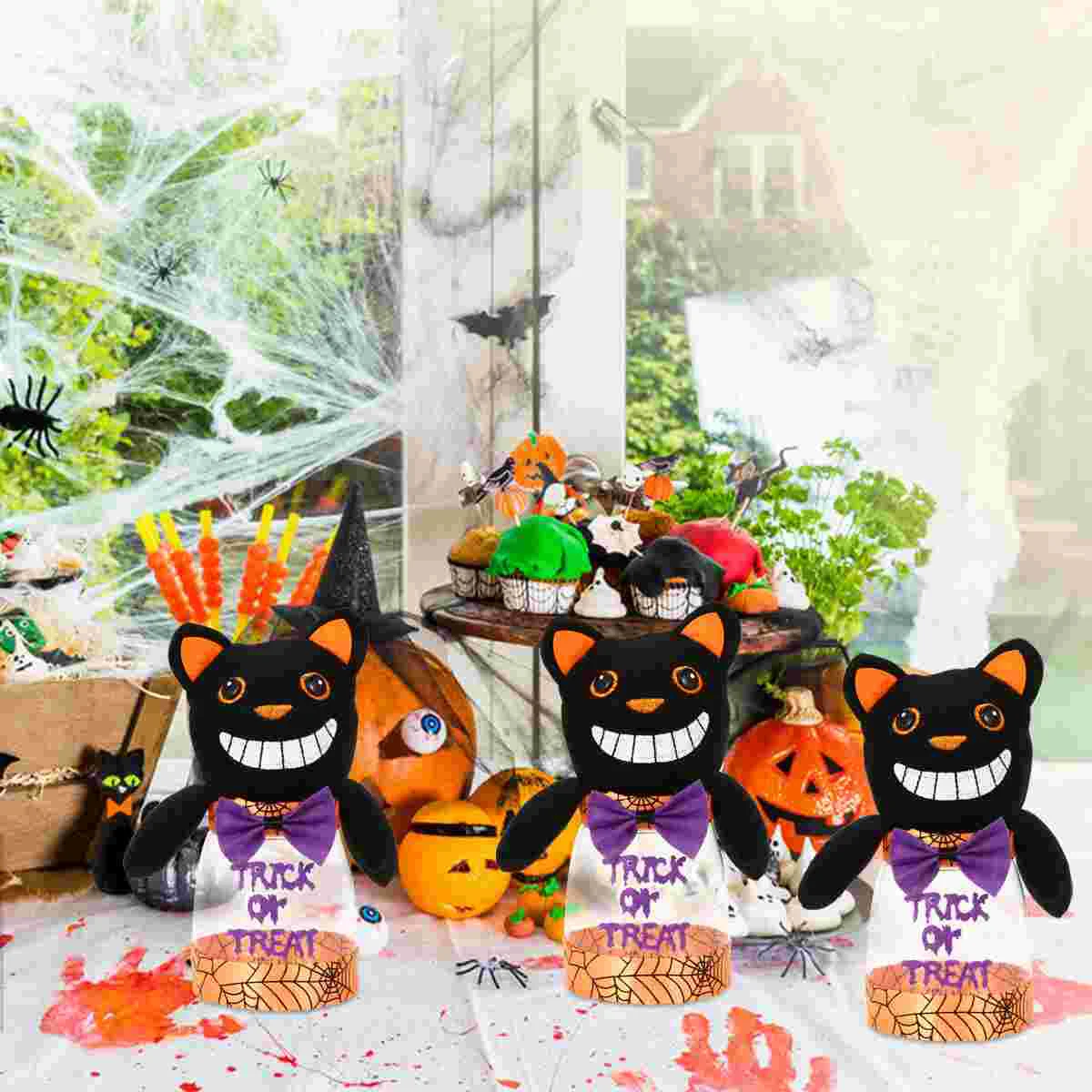 Gift Halloween Candy Jar Child Cookie Containers for Giving Jars with Lids Plastic Cans