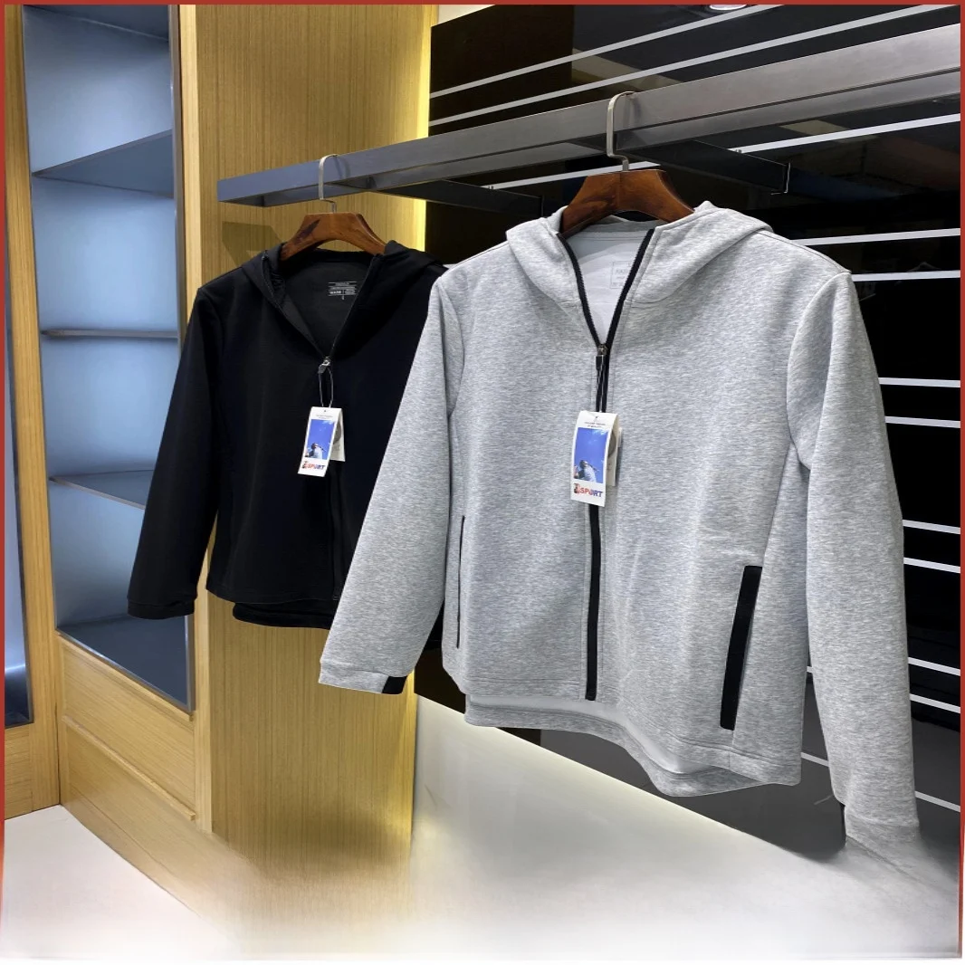

Quali Selected Мужская толстовка на молнии для занятий спортом на открытом воздухе, открытый кардиган, джет, новая осенняя однотонная молодежная мода с подставкой
