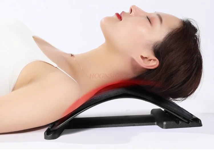 

Electric heating lumbar spine reliever waist yoga stretching massager male and female spine open back support waist auxiliary