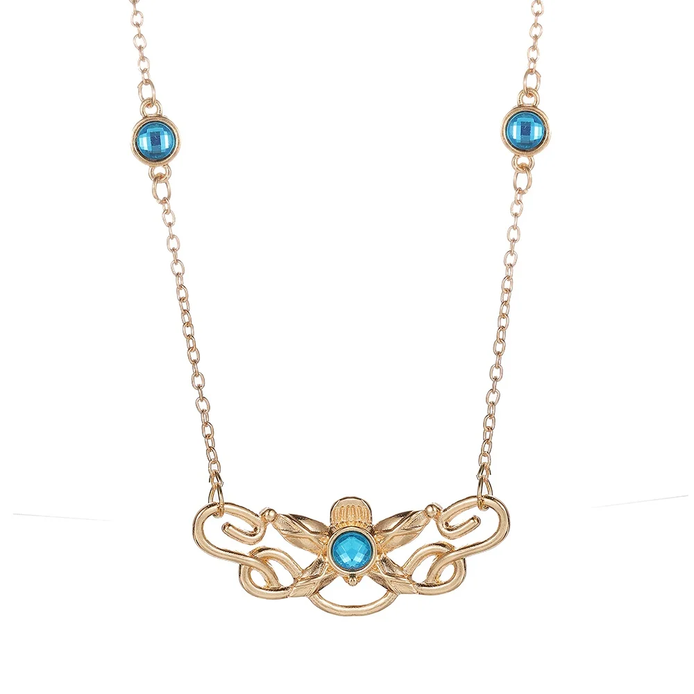 بضائع أفلام وتلفزيون أوروبية وأمريكية مشهورة بما في ذلك قلادة Elf King المجوهرات ذات الطراز الحلو والرائع #5