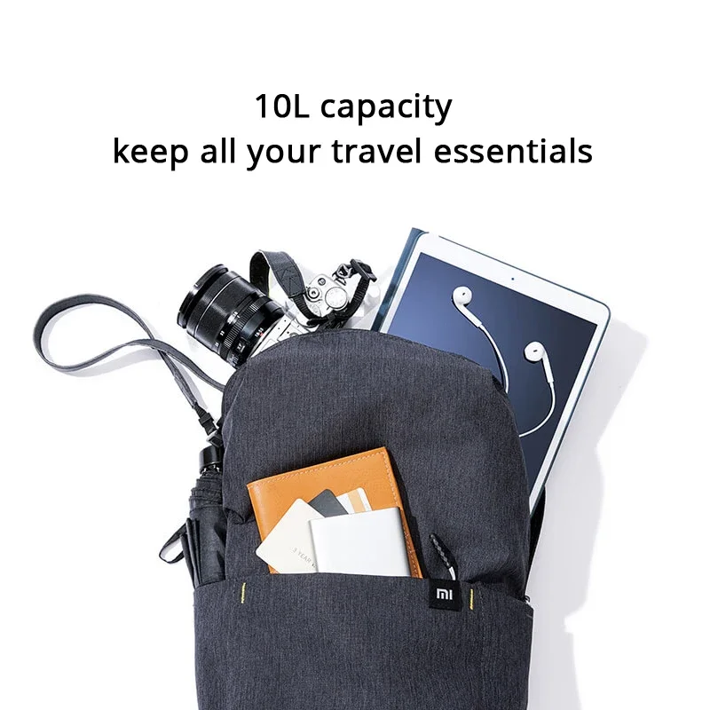 Original Xiaomi Colorful Backpack Bag 10L Leisure Sports Chest Pack Bags Unisex For Mens Women Travel Camping Smart Home Bag