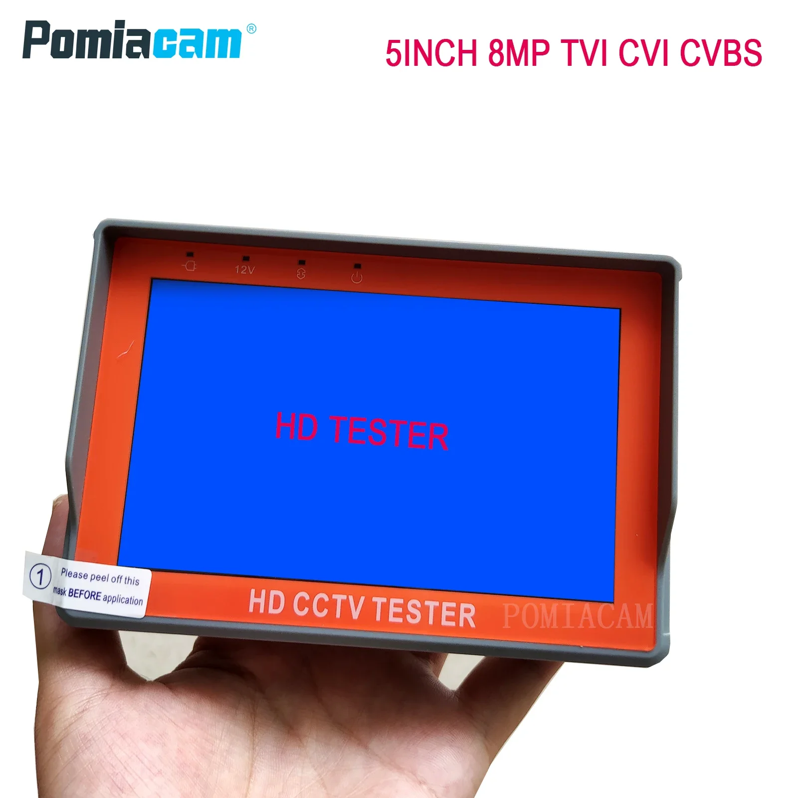 Iv5 Pols Cctv Tester 1080P 8mp Draagbare Camera Tester Ahd Tvi Cvbs Tester Tft Lcd Analoge Video 12V Uitgangsvermogen