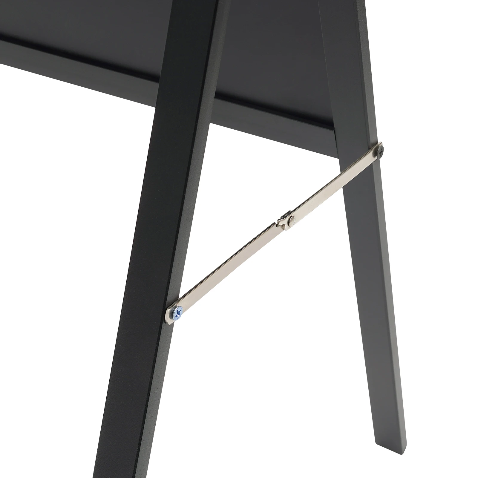 Black LED Message Writing Board 23.62*31.5inch Standing Menu Sign Board Tempered Glass Writing Panel LED Message Board