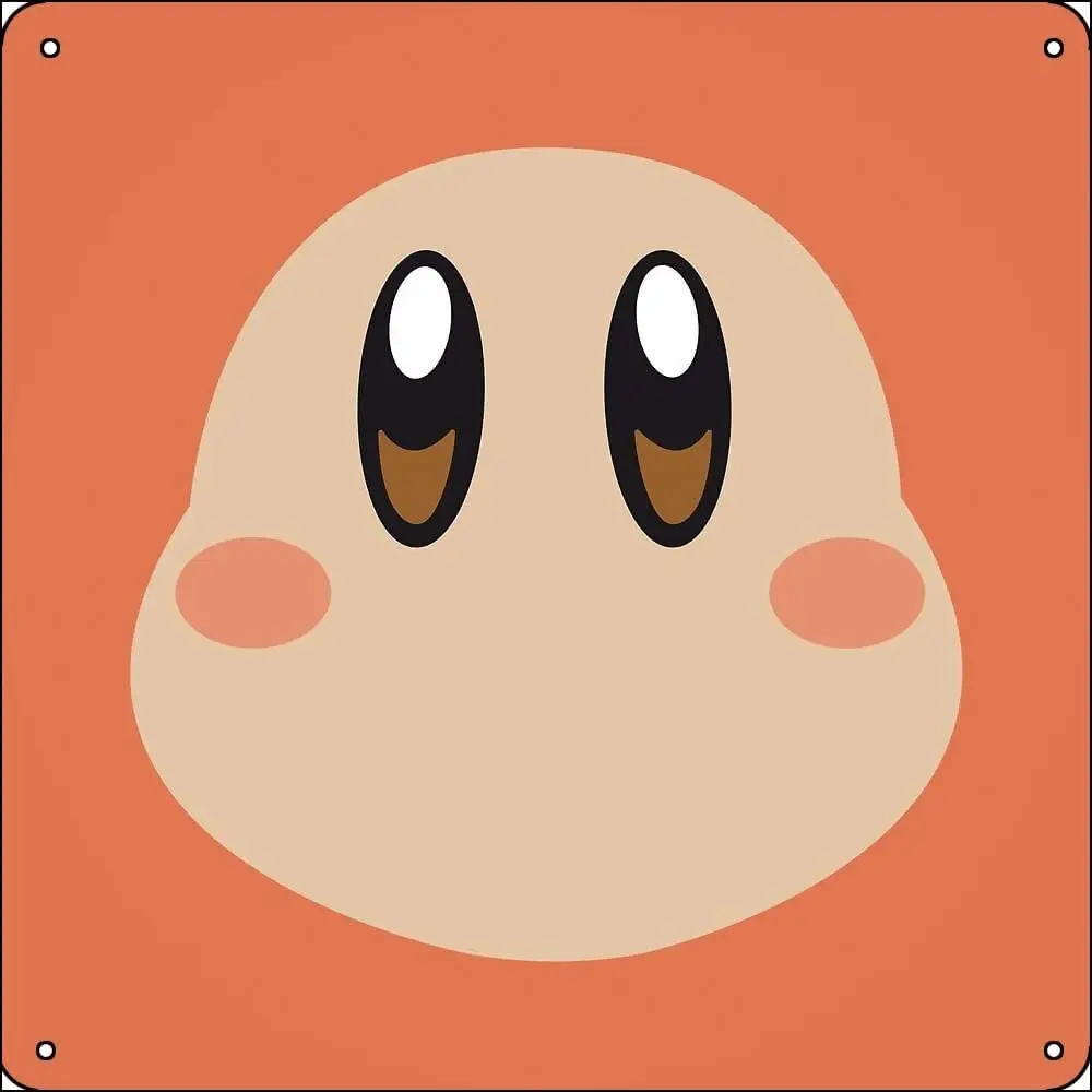 Waddle Dee Poster Metal Sign 12 x 12 inches Funny for Home Man Cave Garage Wall Decorations