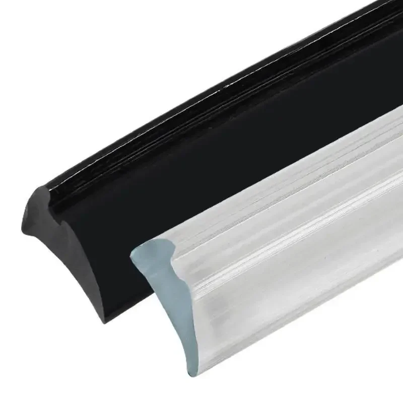 yesGap Cover Aluminium Window Door Seals Glass Edge Encloser Seals Translucent Black