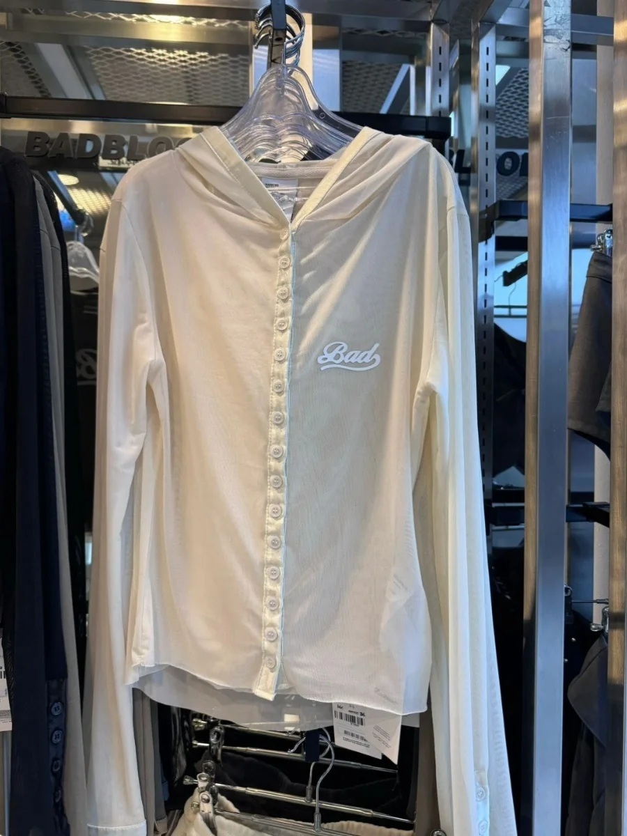 

Модный свободный открытый кардиган с надписью, женское пальто в американском стиле с капюшоном, защита от солнца, модная летняя верхняя одежда для пикантных девушек