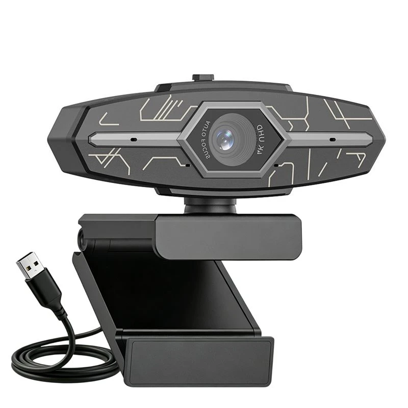 AT82-4K Webcam 4K Laptop Webcam Autofocus Streaming Web Cam Video Camera With Microphone For PC Laptop