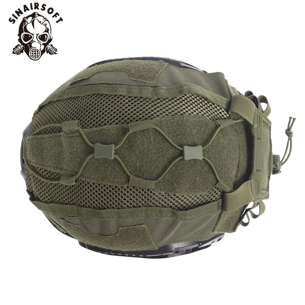 Funda táctica para casco antibalas – Set con bolsa NVG y malla - imagen 2