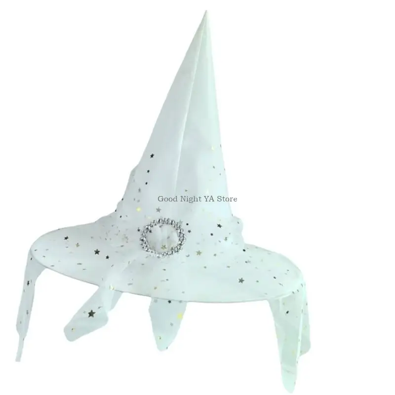 

Halloween Witch Hat Costume Prop With Airy Interior Comfortable Long Wear