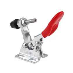 2PCS GH-201A Toggle Clamp Holding Capacity 27KG Quick Release Hand Clip Tool Toggle Clamps Set Vertical Toggle Clamp Hand Clip T