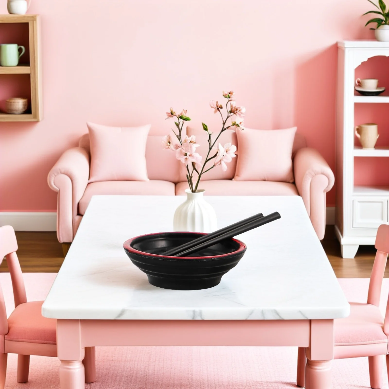 20Sets Mini Japanse Ramen Kommen met Eetstokjes Poppenhuis Keuken Accessoires Fantasiespel Voedsel Set Educatief Kinderen Speeltoestel