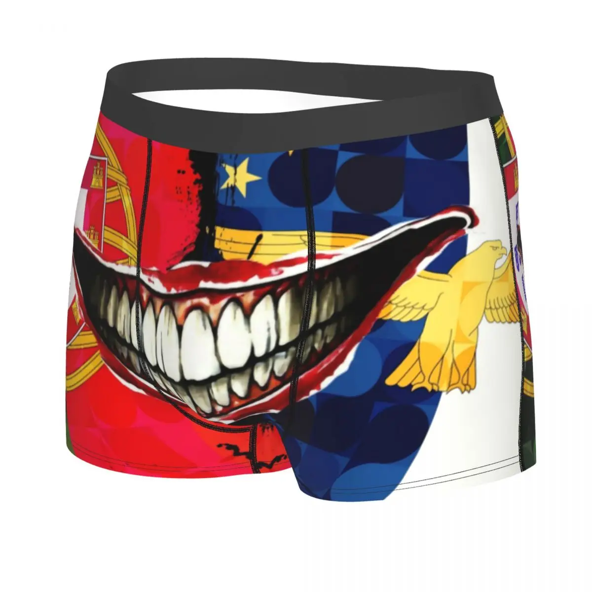 Male Cool Coll Portuguese Smile Underwear Portugal Flag Boxer Briefs Breathbale Shorts Panties Underpants