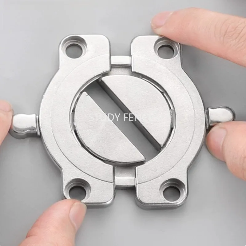1pc Zinc Alloy Desktop Connector Furniture Connector Cabinet Desktop Splicing Tool Hardware Accessories Table Linking Tool