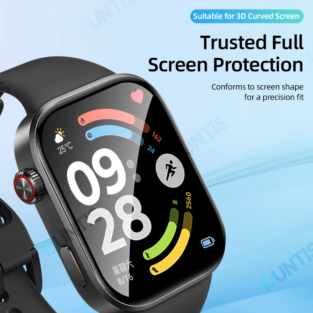 2-In-1 طبقة رقيقة واقية ناعمة + قطعة غطاء واقٍ مزخرف لهاتف آيفون لساعة Xiaomi Redmi 6 Smartwatch واقي للشاشة ملحقات غلاف مجوف #2