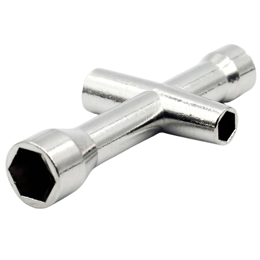 5PCS M2 M2.5 M3 M4 Sliver Alloy Steel Mini Cross Wrench Socket Spanner for RC Model  Robot Specific