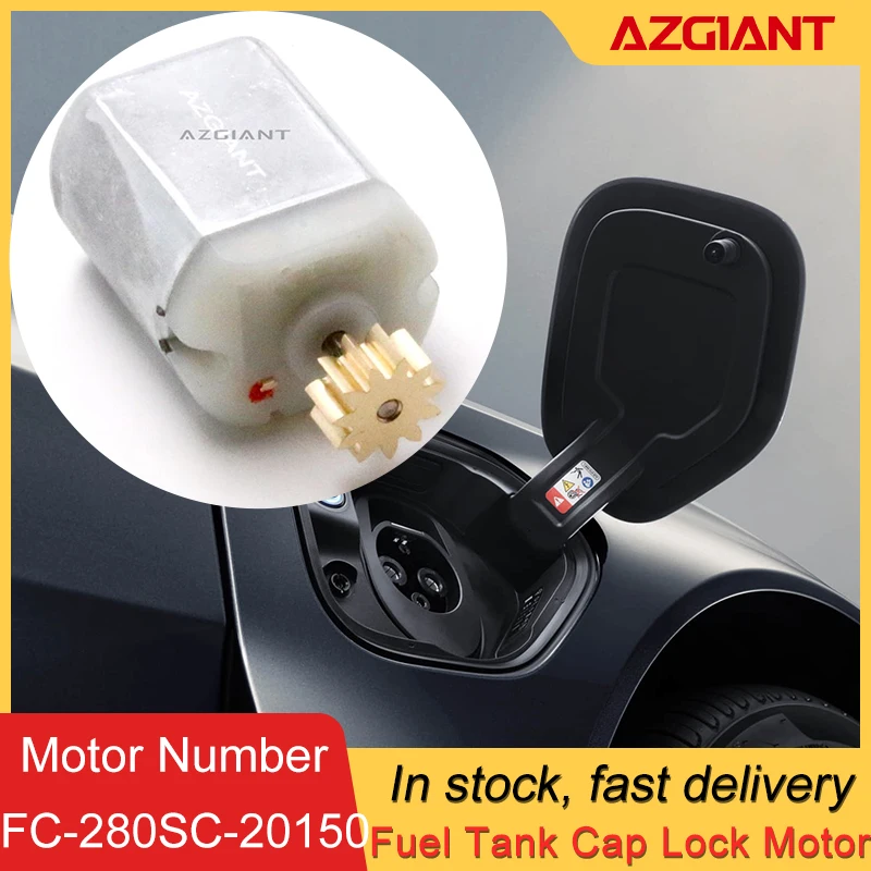 Azgiant FC-280SC-20150 motor do atuador de bloqueio de aba do filtro de combustível do carro para renault trafic mk2/cenic mk2 mk3 mk4 grand scenic mk2 mk3