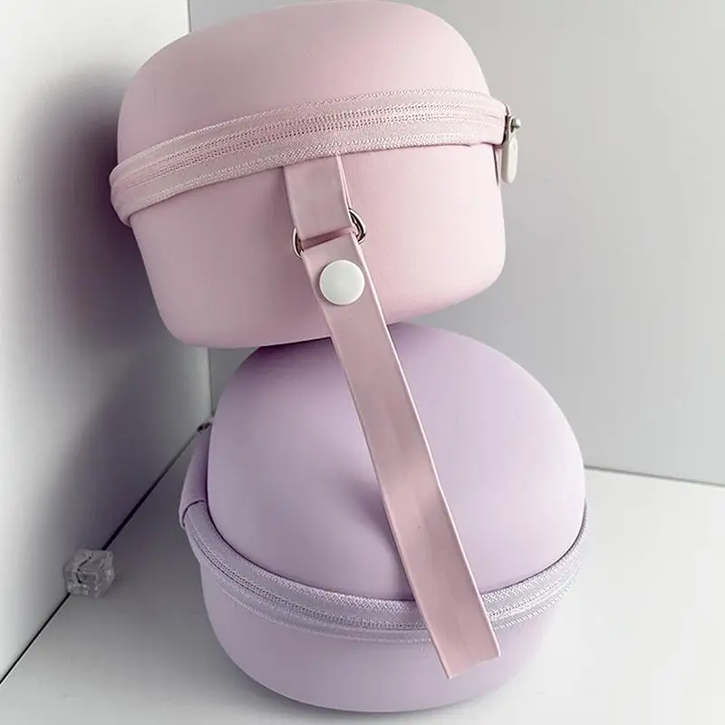 New EVA U Type Neck Pillow Storage Case Portable Hard Storage Bag Noon Break Zipper Memory Foam Pillow Box Travel