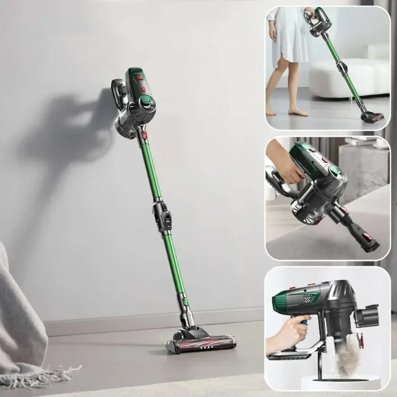 2024 Wireless Handheld Vacuum Cleaner 15000PA Suction,Two-speed Adjustment Portable Foldable Stick Cordless Vacuum for Home