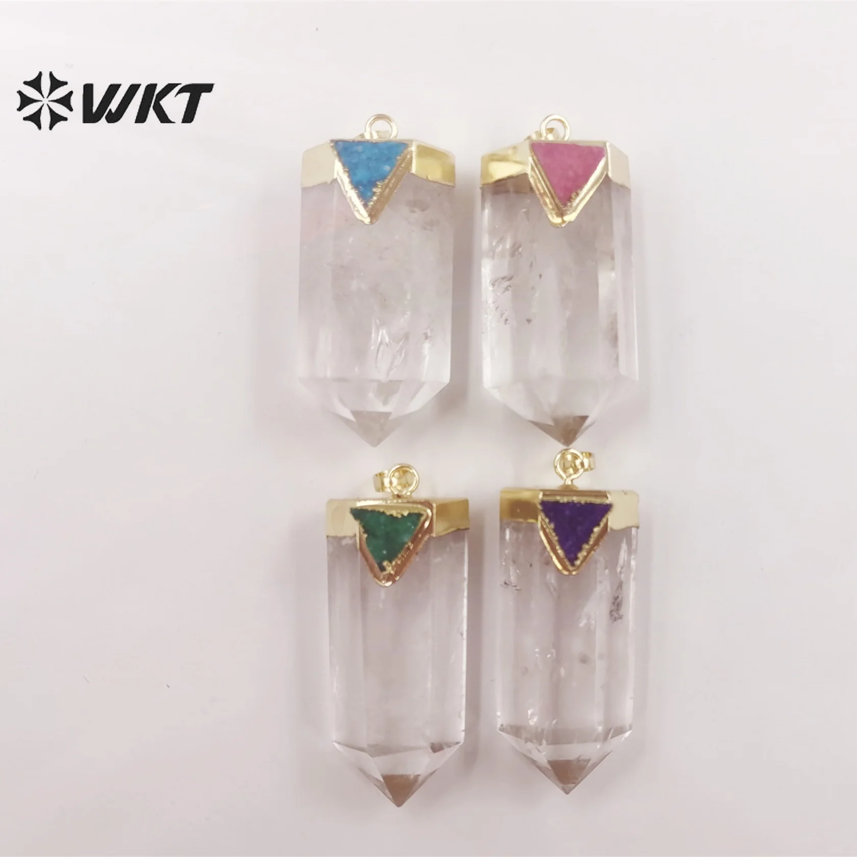 WT-P1823  WKT 2022 New Arrival Natural Crystal Quartzs Druzy Quartz Pendant Jewelry For Wedding Party Gift Trend Pendant INS