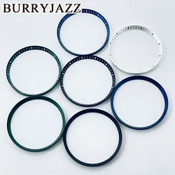 BURRYJAZZ Black White Green Blue Chapter Ring Replace Stainless Inner Ring Size 31.4*28.4