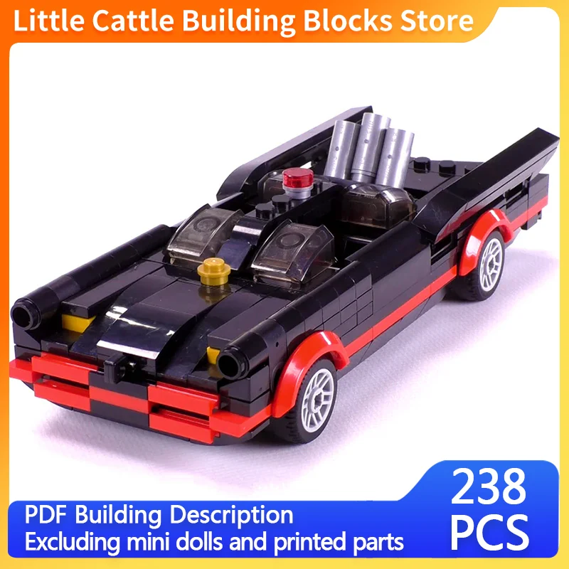 Speed Racing Car Model MOC Building Bricks Vintage Convertible Car Modular Technology Gifts Holiday Assemble Children Toys Suit